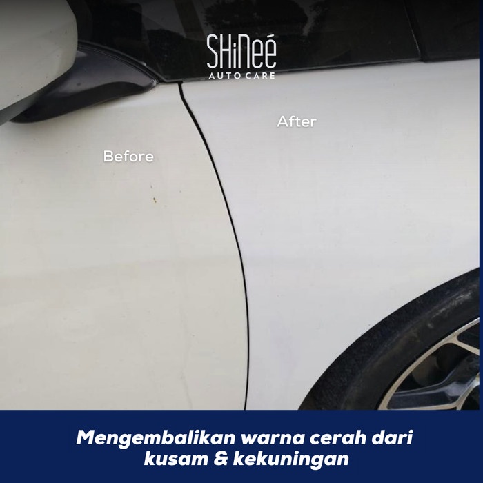 JTTOP" PENGKILAP MOBIL MOTOR WAX WARNA PUTIH SHINEE CLEANER WAX