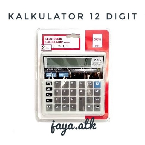 

HJK KALKULATOR DAGANG KALKULATOR 12 DIGIT ANGKA CHECK KOREKSI TANGGUNG 512
