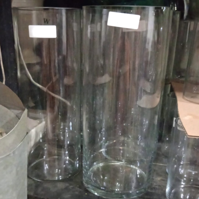 Jual [READY] Vas kaca bening tabung