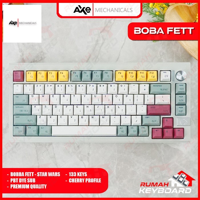 [Good] KEYCAP - KEYCAPS - CHERRY - Bobba Fett - Star Wars - PBT - DYE SUB