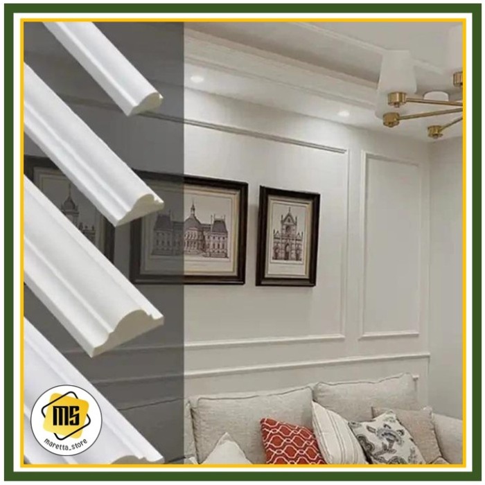 WALL MOULDING PVC LIST PROFIL DINDING TERLARIS
