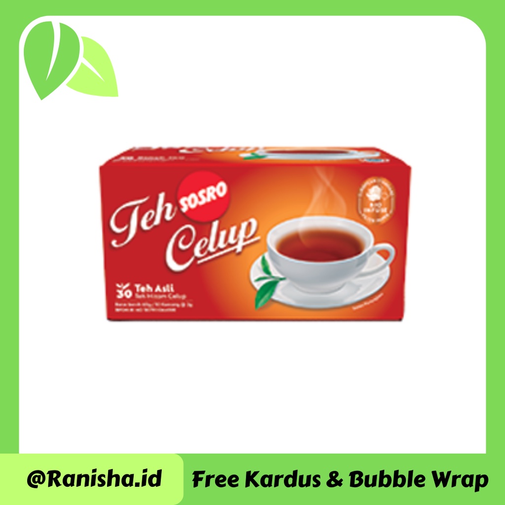 

Sosro Teh Celup Black Tea Box 30X2G
