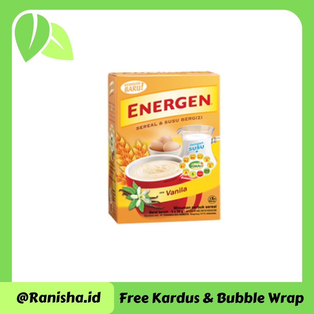 

Energen Cereal & Susu Instant Vanila Box 5X32G