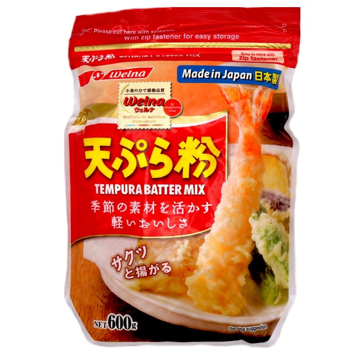 

Nissin Tempurako Welna Japanese Tempura Batter Mix Tepung Tempura 600g