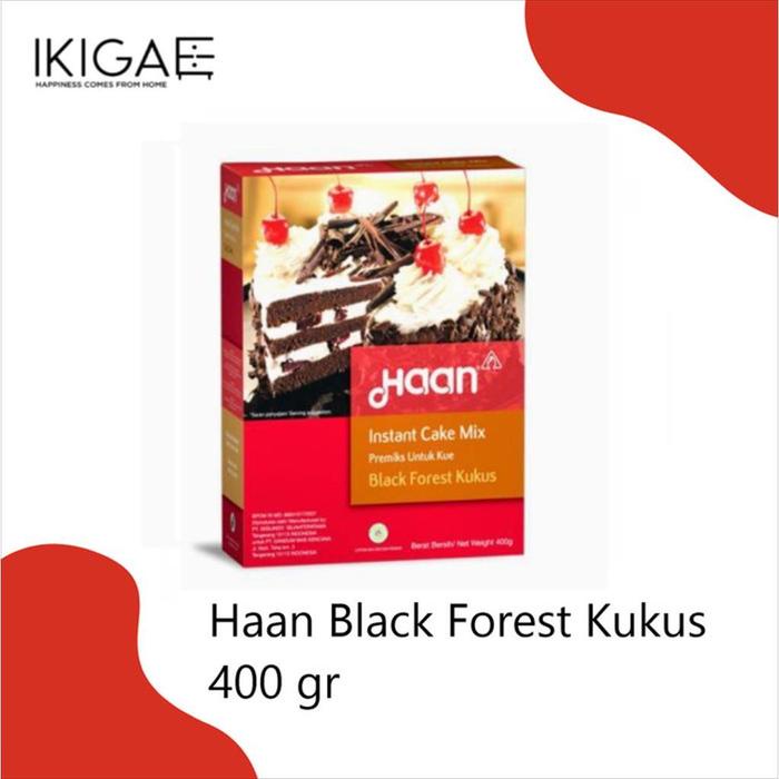 

HAAN PREMIX INSTAN BLACK FOREST KUKUS 400 GR