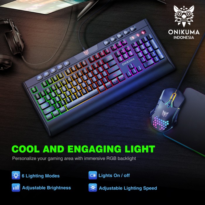 [Good] ONIKUMA G21 + CW902 Gaming Keyboard & Mouse Set