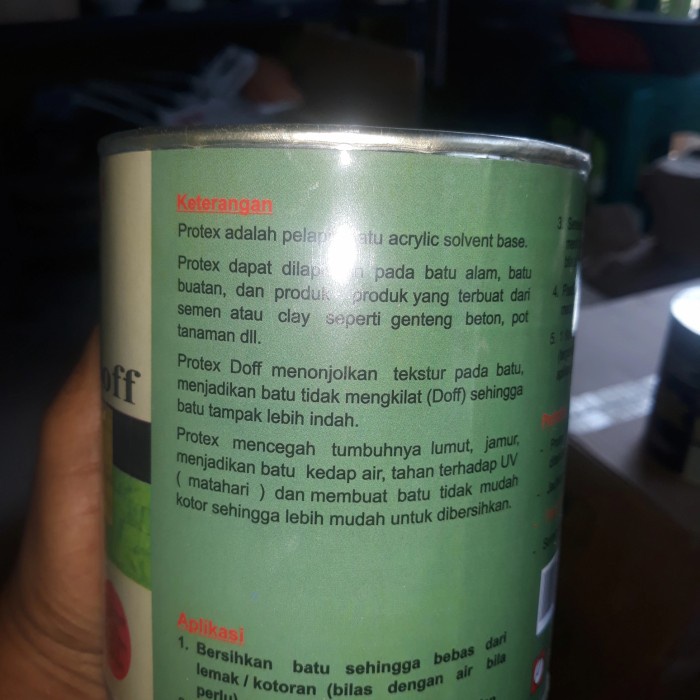 Agen Bangunan - Coating Batu Alam Protex One Clear Doff