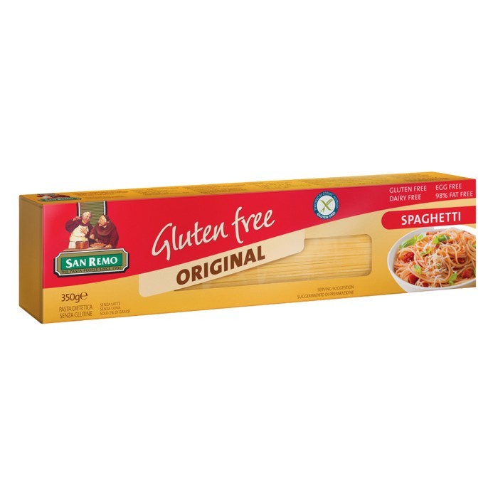 

(Good) San Remo Spaghetti/Fettuccine/Spirals Gluten Free 350gr Dairy Egg Free