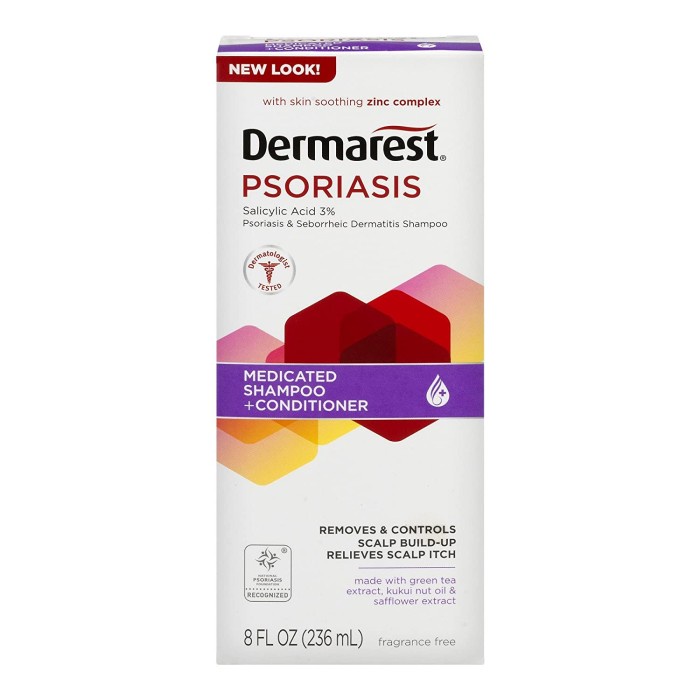 DERMAREST PSORIASIS MEDICATED SHAMPOO + CONDITIONER 236 ml