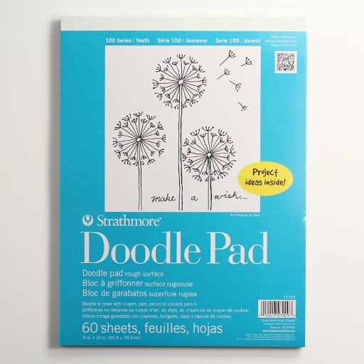 

STRATHMORE 100 SERIES DOODLE PAD 9" X 12" - 60 SHEETS