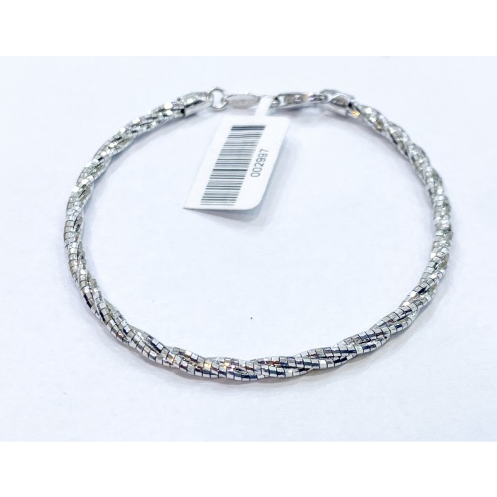 Gelang emas putih pro italy 750