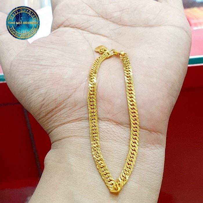 Gelang Emas 24k Asli Berat 10 Gram