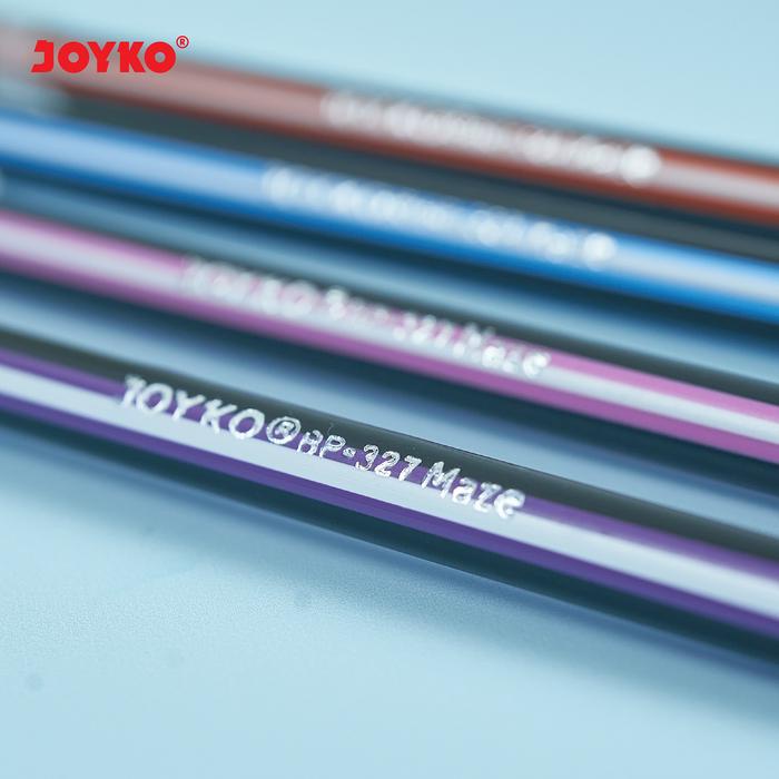 

[tmr] - JOYKO BALL PEN MAZE BLACK BLUE RED PEN JOYKO HITAM BIRU MERAH 0.7 PEN LILIN BP-327 GROSS