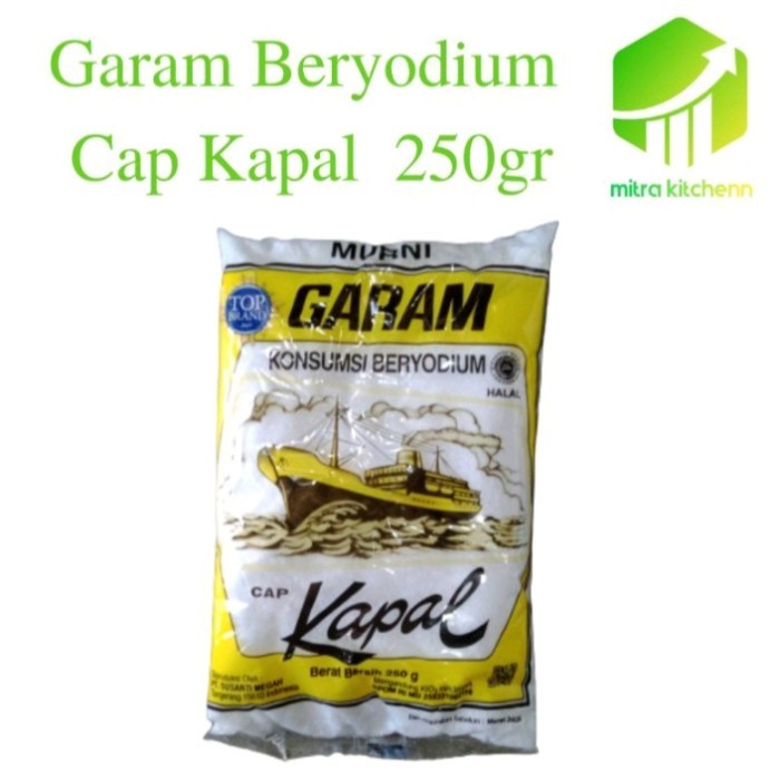 

(Best) garam beryodium cap kapal 250 gram