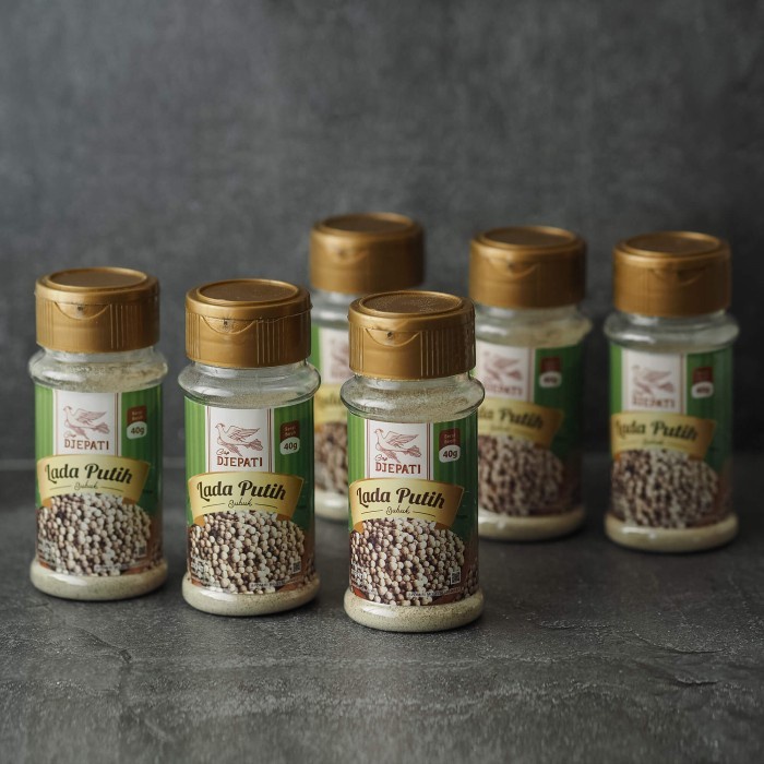 

(Best) Lada Putih Bubuk Botol Cap Djepati 40 G