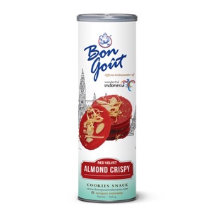 

(Good) Almond Crispy Red Velvet - Bon Gout Indonesia Oleh-oleh Surabaya
