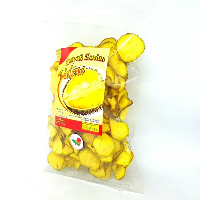 

(Good) VALENS KRUPUK BUAH DURIAN 150gr KERUPUK KERIPIK KRIPIK DUREN MANIS