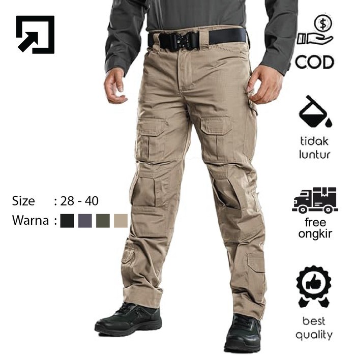 (Best) Celana Tactical 511 Cargo PDL Lapangan Original HPR Premium Survival