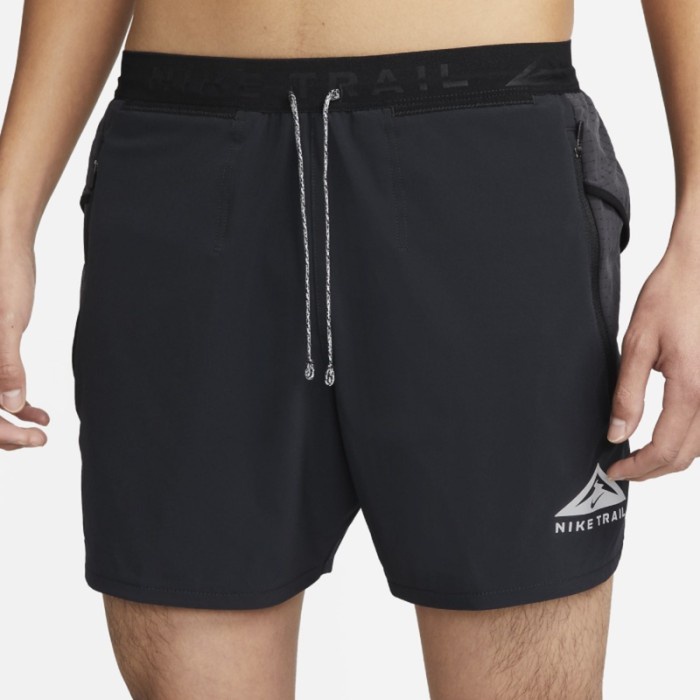 Celana Trail Nike Dri-Fit 5 Inch Brief-Lined Shorts Black Original Dv9 Best Quality