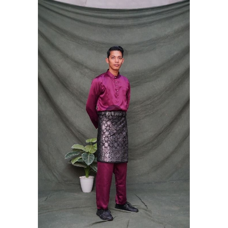 BEST SALE SET BAJU CELANA TELUK BELANGA SETELAN KURUNG MELAYU PRIA PAKAIAN ADAT MALAYSIA BAJU KOKO