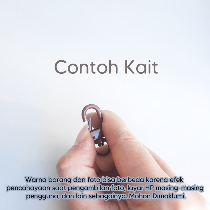 

(Good) 5pcs Kait Hook Gantungan Kunci Lobster Warna Lucu DIY Binder Pengait