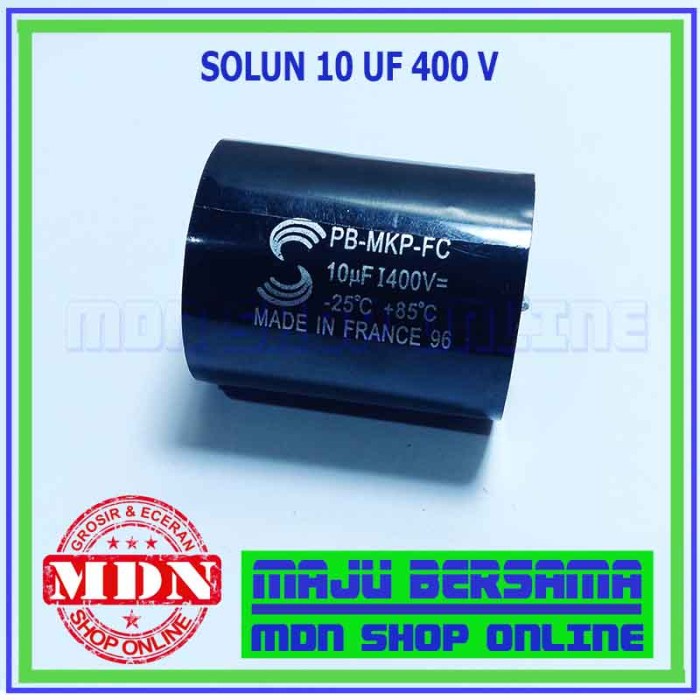 SOLUN 106 - KAPASITOR 10 UF 400V - KAPASITOR TWEETER