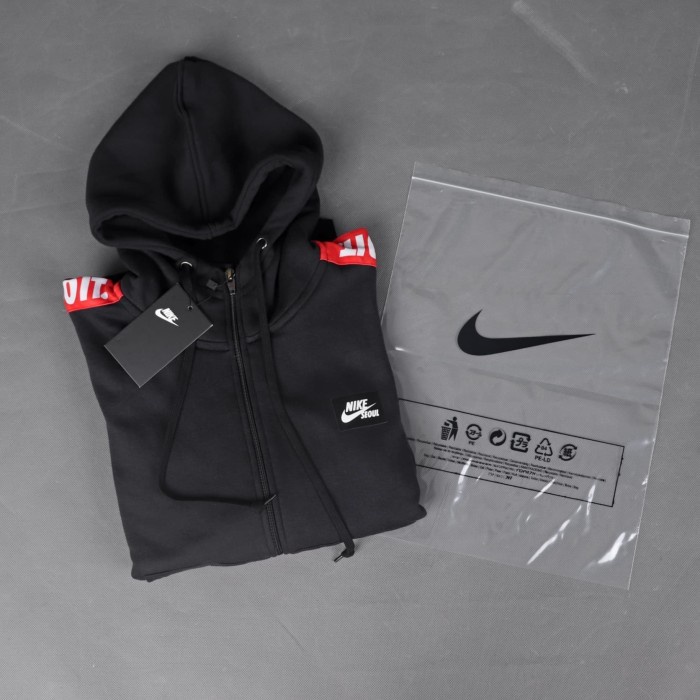 Nike Seoul Taped Hoodie Zip Jumper Running Jaket Nike Originals Produk Unggulan