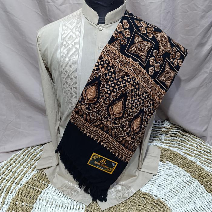 Ready Sorban Habib Motif Kashmir Putih Polos Batik Selendang Selendang - Ukuran Lebar 120Cm X