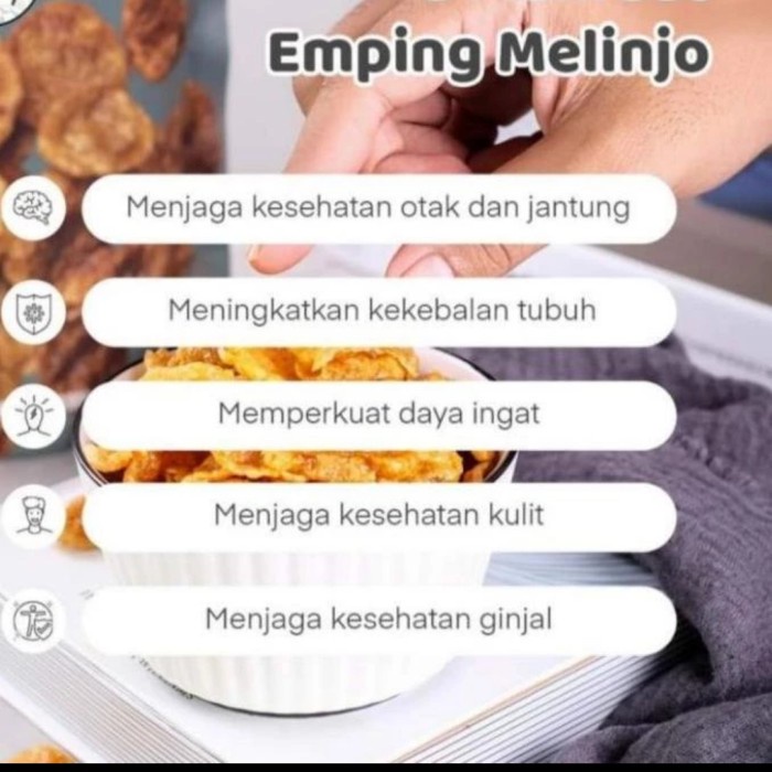 

Emping Melinjo Harvest Eatery Pedas Manis Produk Unggulan