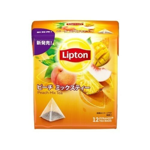 

Lipton Peach Mixed Tea Japan 12 Triangle Tea Bags Hot Sale !!!