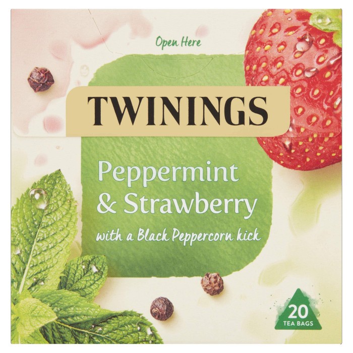 

Twinings Peppermint And Strawberry With A Black Pepper 20 X 1.8 Gram