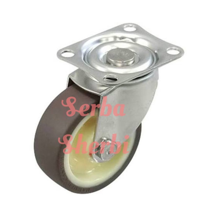 

Roda Troli Troly Stainless Steel Pu 3 Inch Hidup Putar Swivel Hammer
