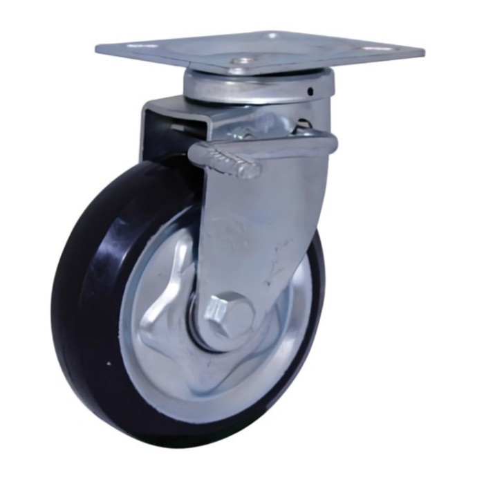 

Roda Caster Troli Trolly Karet 6 Inch Rem ( Kunci Brake ) Osaka