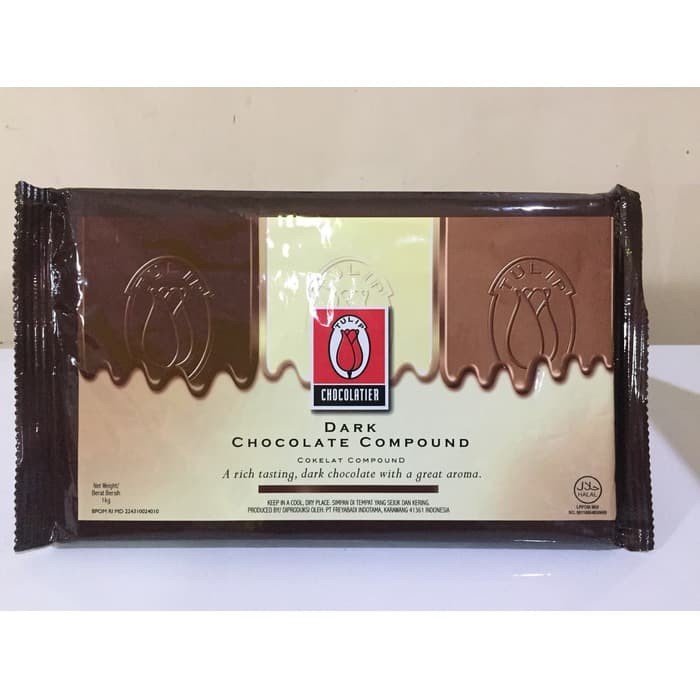 

Coklat Tulip Dark Chocolate Compound 1 Kg