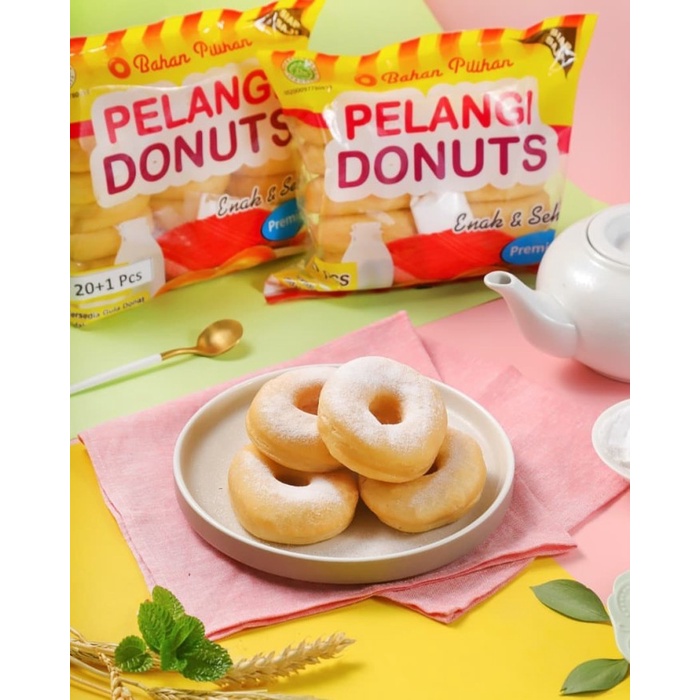 

Donut Kentang Mini Donut Pelangi Isi 21