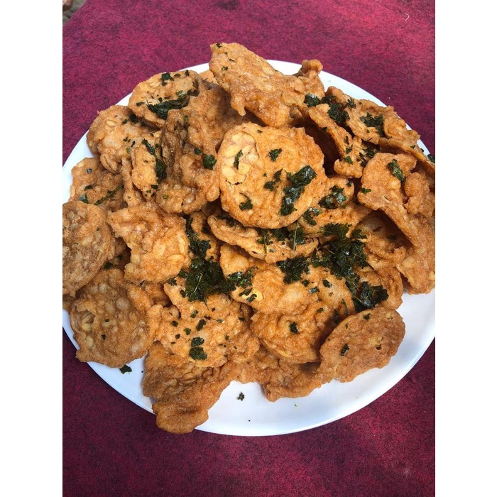 

1 Kg Keripik Tempe Bulat Manglayang Rasa Original Daun Jeruk Camilan Food Camilan Food