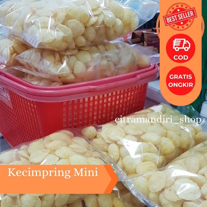 

Kecimpring Singkong Mini / Gemblong 1 KG Snack / Keripik / Cemilan Asin / Kripik