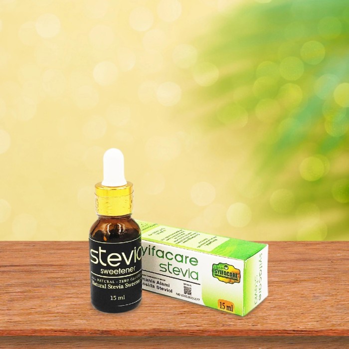 

Gula Stefia cair nol kalori sugar stevia pemanis herbal alami diabetes