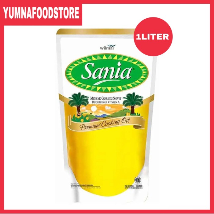 

sania minyak goreng 2 liter