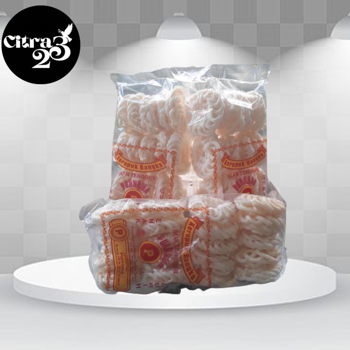 

KERUPUK BANGKA PURNAMA IKAN TENGGIRI - FAMILY PACK (20 Pcs) Gurih