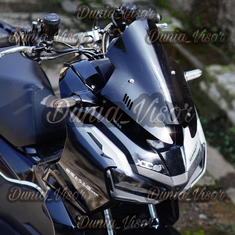 Windshield Honda ADV 150 dan ADV 160 sporty Ocito 1 . Visor sporty ADV 150 TDR mini . Visor ADV