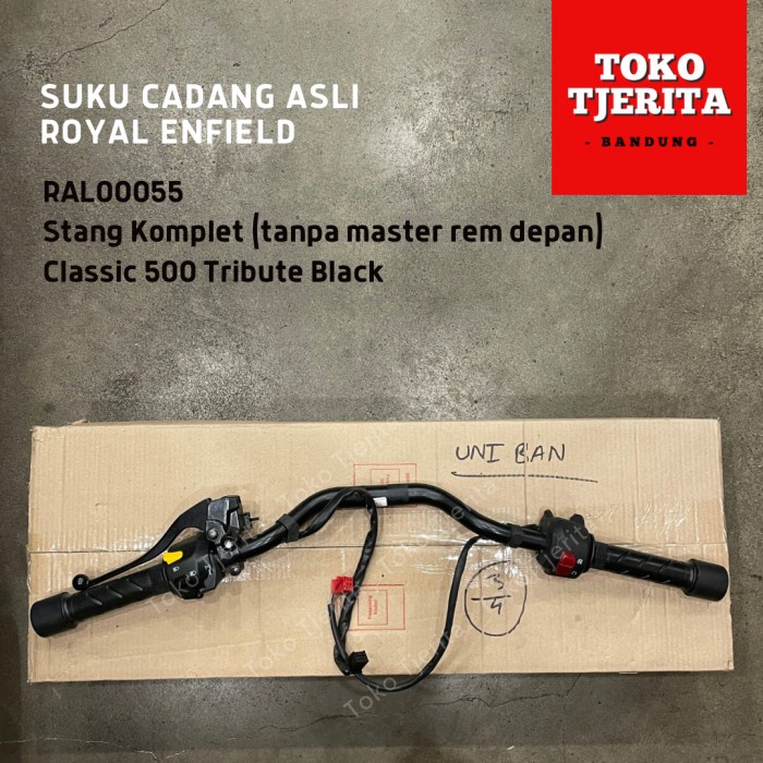 Set Stang Hitam Classic 500 Tribute Black RAL00055 - Royal Enfield ASLI