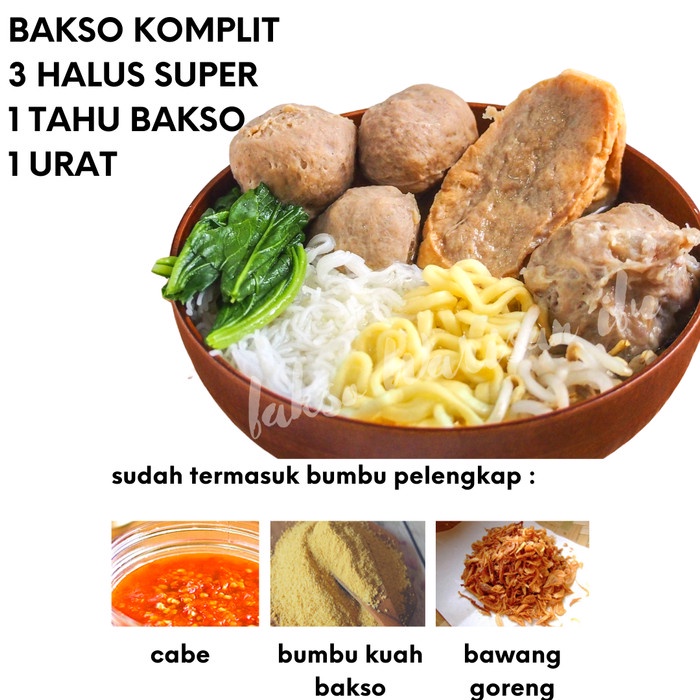 

Sale Terbatas Paket Special Combo 4 Bakso Komplit Bakso Warisan Ibu Aman