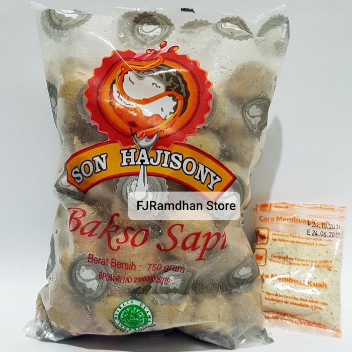 

Promo Terbatas Termurah!!! Bakso Son Haji Sony Asli Lampung (Isi 50 Pcs) Aman