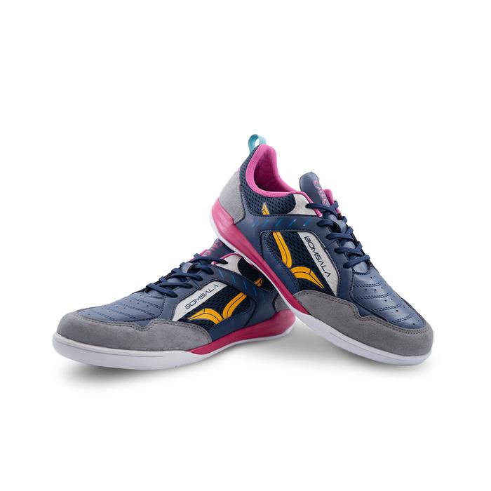 CALCI SEPATU FUTSAL BOMSALA FESTIVO - NAVY/ RED TERBARU