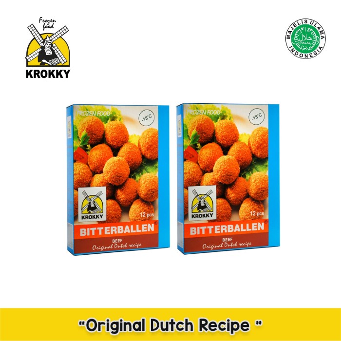 

Promo Terbatas Krokky Bitterballen Sapi Set 2 Aman