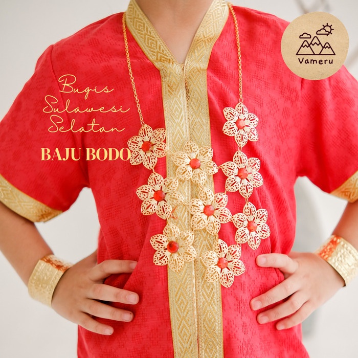 Hot Sale Baju Adat Anak Bugis Baju Bodo Makassar Perempuan High Quality