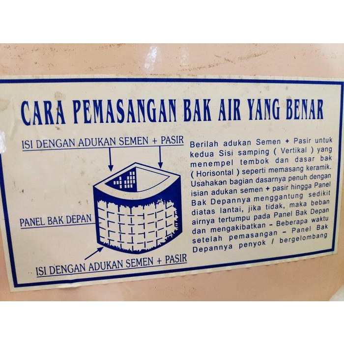 BAK AIR MANDI SUDUT ALCO LUXURY FIBER GLASS 120 LITER 120 LTR WHITE
