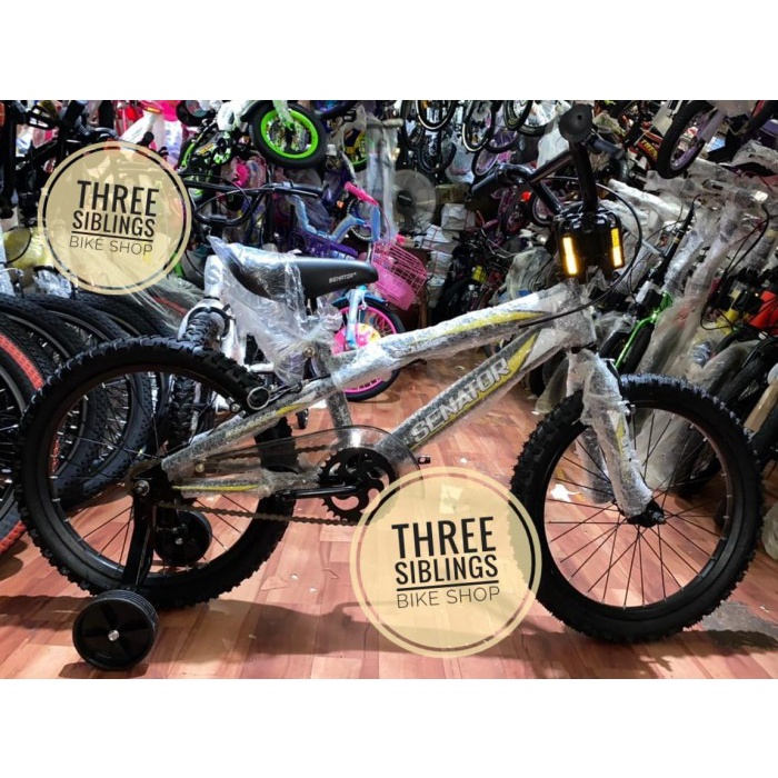 SEPEDA ANAK BMX SENATOR 18 inch WARNA BLACK BEST SELLER Kode 1434