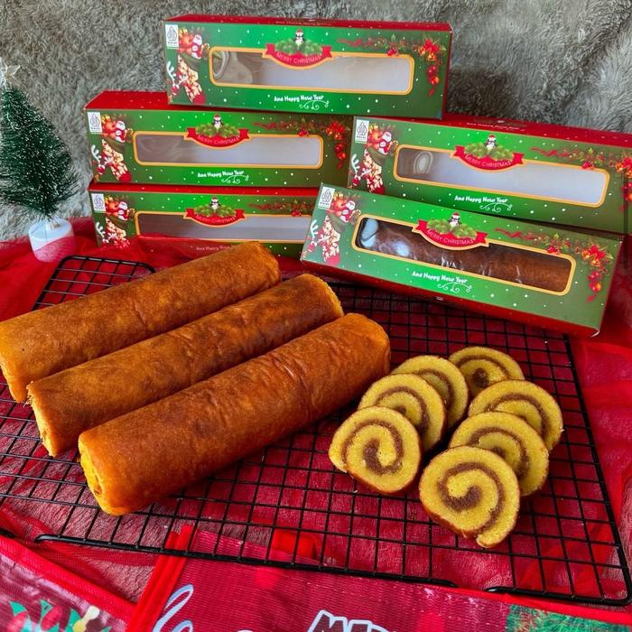 

Cemilan Kue gulung nanas lapis legit roll
